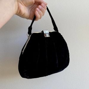 Vintage velvet mini bag